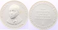 Universitäten, Schulen, Stenographie, Literatur-Ve Grosse, weisse Keramik-Medaille 1961 Dresden EF