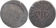 Spanien 12 Dineros (Sueldo) 1686 Carlos II. 1665-1700. Doppelschlag, sch... 51.27 &pound;  +  7.69 &pound; shipping