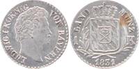 Bayern Kreuzer 1831 Ludwig I. 1825-1848. Patinafleck, UNC-