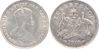 Australien 3 Pence Edward VII. 1901-1910. -