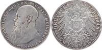 Sachsen-Meiningen 2 Mark 1915 D Georg II. 1866-1914. Haarkr., EF / AU