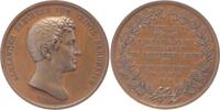 Thurn und Taxis Br.-Medaille (von C. Voigt, München) 1 1835 Maximilian Carl 1827-1871. EF