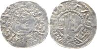 Esslingen-Herzoglich und Königliche Münzstätte Pfennig Heinrich II. 1002-1024. Vs. BU. Prägeschw. / VF