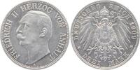 Anhalt 3 Mark Friedrich II. 1904-1918. -