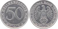 Drittes Reich 50 Pfennig 1939 A min. Kr., EF