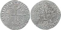 Frankreich Maille blanche (1/2 Gros tournois) s.d. (2e émission, juillet 1 Charles IV. 1322-1328. -