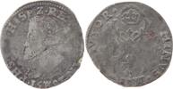 Belgien-Hainaut (Hennegau) 1/10 Ecu Philippe Philipp II. 1556-1598. -