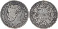 Baden-Durlach Gulden 1867 Friedrich I. 1852-1856-1907. Hksp., kl. Rf., s... 104.03 £  +  7.80 £ shipping