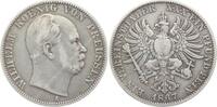 Brandenburg-Preussen Vereins-Taler 1867 A Wilhelm I. 1861-1888. sehr sch&ouml;n 55.55 &pound;  +  7.69 &pound; shipping