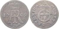 Sachsen-Albertinische Linie 3 Pfennig (Dreier) 1709 Friedrich August I.,... 136.73 &pound;  +  11.96 &pound; shipping
