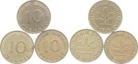 Bundesrepublik LOT: 10 Pfennig 1950 F Bundesrepublik vz (1); ss 11.85 &pound;  +  4.23 &pound; shipping