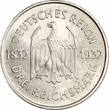EUROPE  Weimar Republic 3 reichsmark 1932 F, PCGS MS64, "100th Anniv. - Death of Goethe"