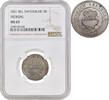 5 rappen Swiss Cantons 5 rappen 1831, NGC MS63, Canton of Fribourg (1804 - 1846) -