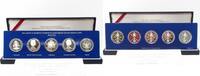 25 dollars British Territories 5, 10, 25 dollars 1983, PROOF SET, The Coronation Jubilee Crown Coins -