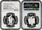 1000 sucres Ecuador 1000 sucres 1986, NGC PF69 UC, 1986 FIFA World Cup /two players/ -