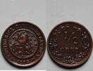 1/2 cent Netherlands 1/2 cent 1885, XF, King William III (1849 - 1890) -