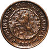 1/2 cent Netherlands 1/2 cent 1891, AU, Queen Wilhelmina (1890 - 1948) -