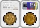 bronze Weimar Republic bronze medal 1929, NGC MS64, Zeppelin World Tour KAISER-511.1 -