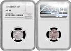 50 para Serbia 50 para 1875, NGC AU55, Prince Milan I (1868 - 1882) silver coin -