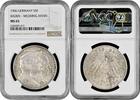 5 mark Baden 5 mark 1906, NGC MS65, 50th Anniv. - Wedding of Frederick I & Louise -