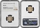 50 centimos Spain 50 centimos 1892 PGM, NGC NS64, King Alfonso XIII (1886 - 1931) -