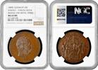 5 mark Saxony 5 mark 1889 E, NGC MS63 BN, 800th An. of the house of the Wettin BRONZE -