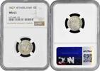 10 cents Netherlands 10 cents 1827, NGC MS63, King William I (1815 - 1840) silver coin -