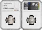 1 shilling Ireland 1 shilling 1942, NGC MS65, Republic of Ireland (1939 - 1969) silver -