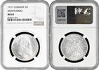 3 mark Wurttemberg 3 mark 1911 F, NGC MS63, King William II (1891 - 1918) silver coin -