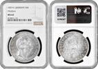 5 mark Prussia 5 mark 1907 A, NGC MS62, King Wilhelm II (1888 - 1918) silver coin -