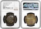 medal Weimar Republic silver medal 1929, NGC MS66, Zeppelin World Tour KAISER-493 -