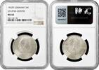 3 reichsmark Weimar Republic 3 reichsmark 1932 D, NGC MS63, 100th Ann. - Death of Goethe -