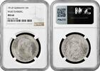 3 mark Wurttemberg 3 mark 1912 F, NGC MS64, King William II (1891 - 1918) silver coin -