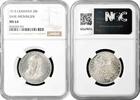 2 mark Saxe-Meiningen 2 mark 1915, NGC MS64, Death of Georg II silver coin -