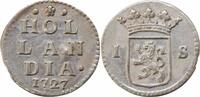  Netherlands (Holland)   1727, UNC,  Dutch Republic (1701 - 1794)  1 stuiver 1727 unz