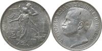 2 lire Italy 2 lire 1911 R, AU, 50th Anniversary of the Kingdom silver coin -