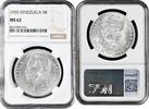 5 bolivares Venezuela 5 bolivares 1935, NGC MS62, United States of Venezuela (1879 - 1952) -