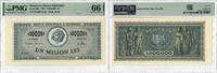 1000000 Lei Romania 1000000 Lei 1947, PMG 66 EPQ, Banca Nationala Pick# 60a -