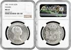 20 reales Spain 20 reales 1851, NGC MS63, Queen Isabel II (1847 - 1864) Madrid Pop 3/1 -