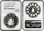 SOUTH AMERICA 1000 australes Argentina 1000 australes 1991, NGC PF68 UC, 500th Ann. - Discovery of America -