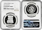 NORTH & CENRAL AMERICA 100 pesos Mexico 100 pesos 1992 Mo, NGC PF69 UC, Pre-Columbian - Huehueteotl silver coin -