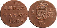 1/2 duit Netherlands East Indies 1/2 duit 1808, AU, Batavian Republic (1799 - 1806) -