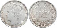 10 cents Netherlands 10 cents 1903, UNC, Queen Wilhelmina (1890 - 1948) -