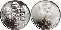 200 korun Slovakia 200 korun 1993, BU, 150th Anniversary - Slovak Language -