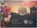 2 pounds Great Britain 2 pounds 2009, BU, 250th Anniversary - Birth of Robert Burns -