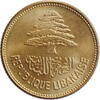 25 piastres Lebanon 25 piastres 1952, BU, Lebanese Republic (1952 - 1994) -
