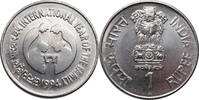 1 rupee India 1 rupee 1994, UNC, International Year of the Family -