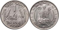 1/4 rupee India 1/4 rupee 1950, UNC, Republic of India (1950 - 1956) -