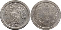 1/4 gulden Netherlands East Indies 1/4 gulden 1921, XF-AU, Queen Wilhelmina (1890 - 1948) -