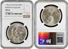 1 peso Philippines 1 peso 1936 M, NGC MS63, Commonwealth, Roosevelt & Quezon silver -